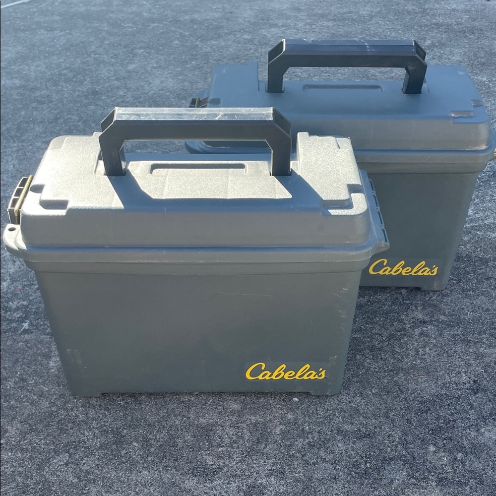 One Cabela's Dark Gray Storage Container